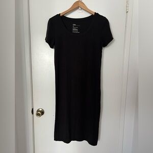 Storq Maternity Black on Repeat T-Shirt Dress (S)